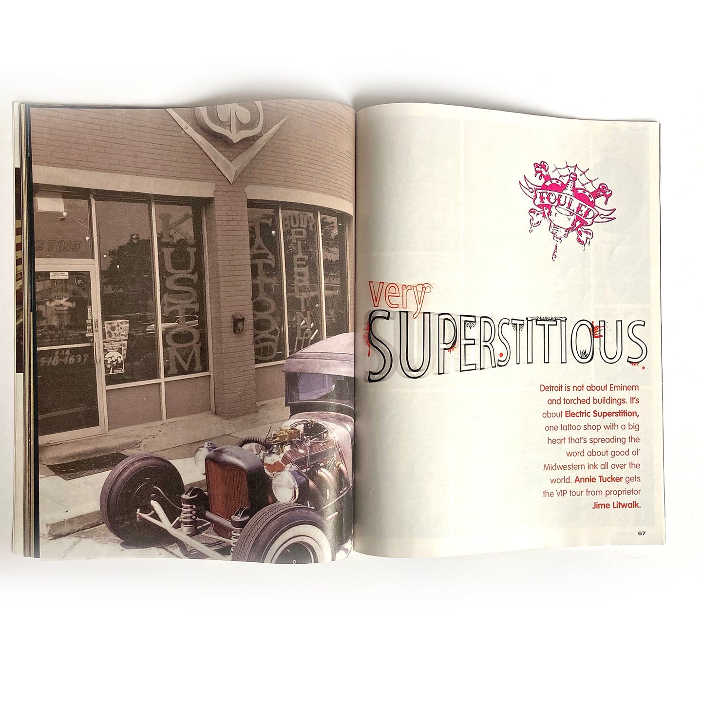 Juxtapoz Magazine, Special Tattoo Issue, Spring 2004, Mister Cartoon, Angelique Houtkamp