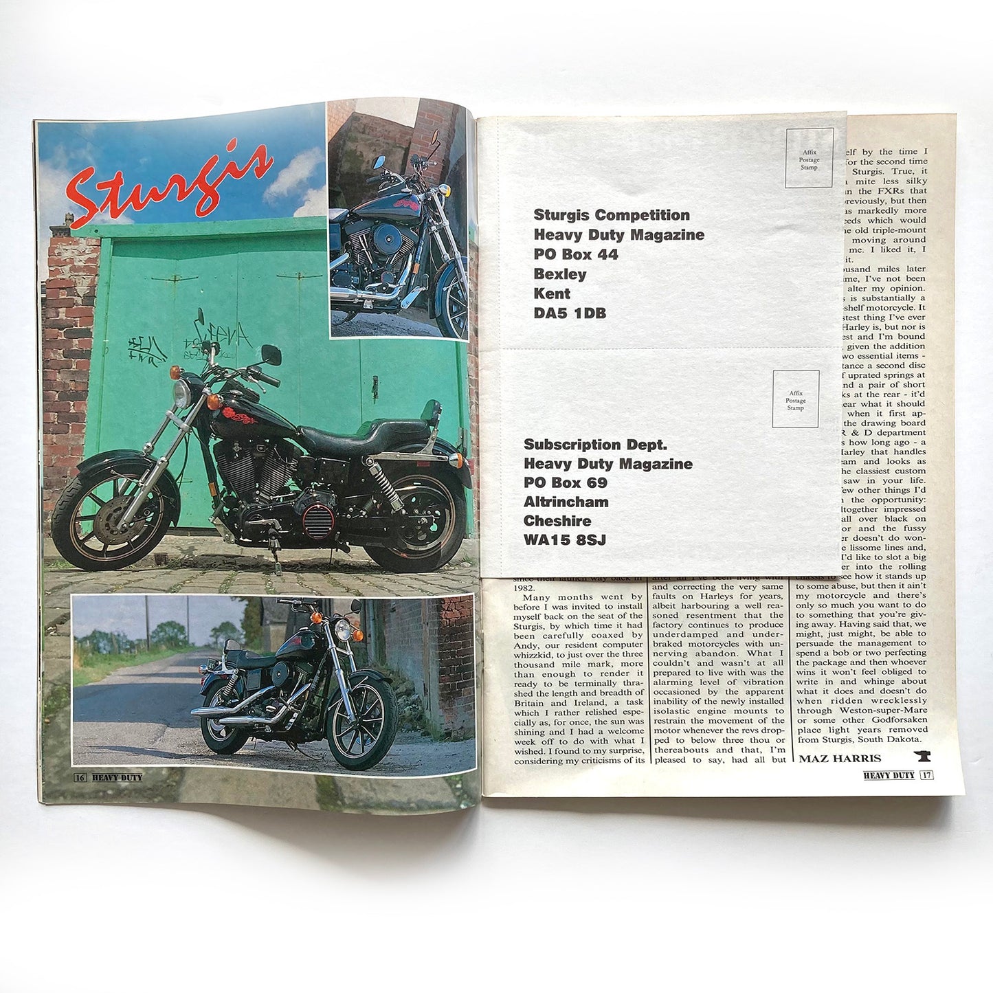 Heavy Duty Magazine Issues 1 & 2, 1991