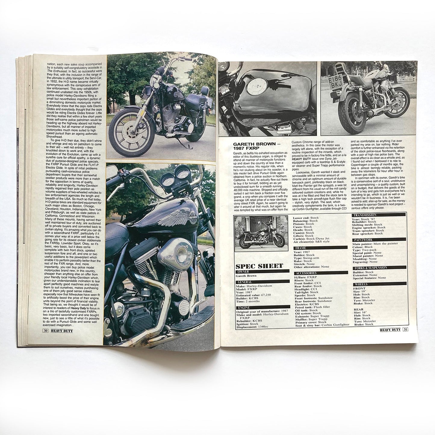 Heavy Duty Magazine Issues 1 & 2, 1991
