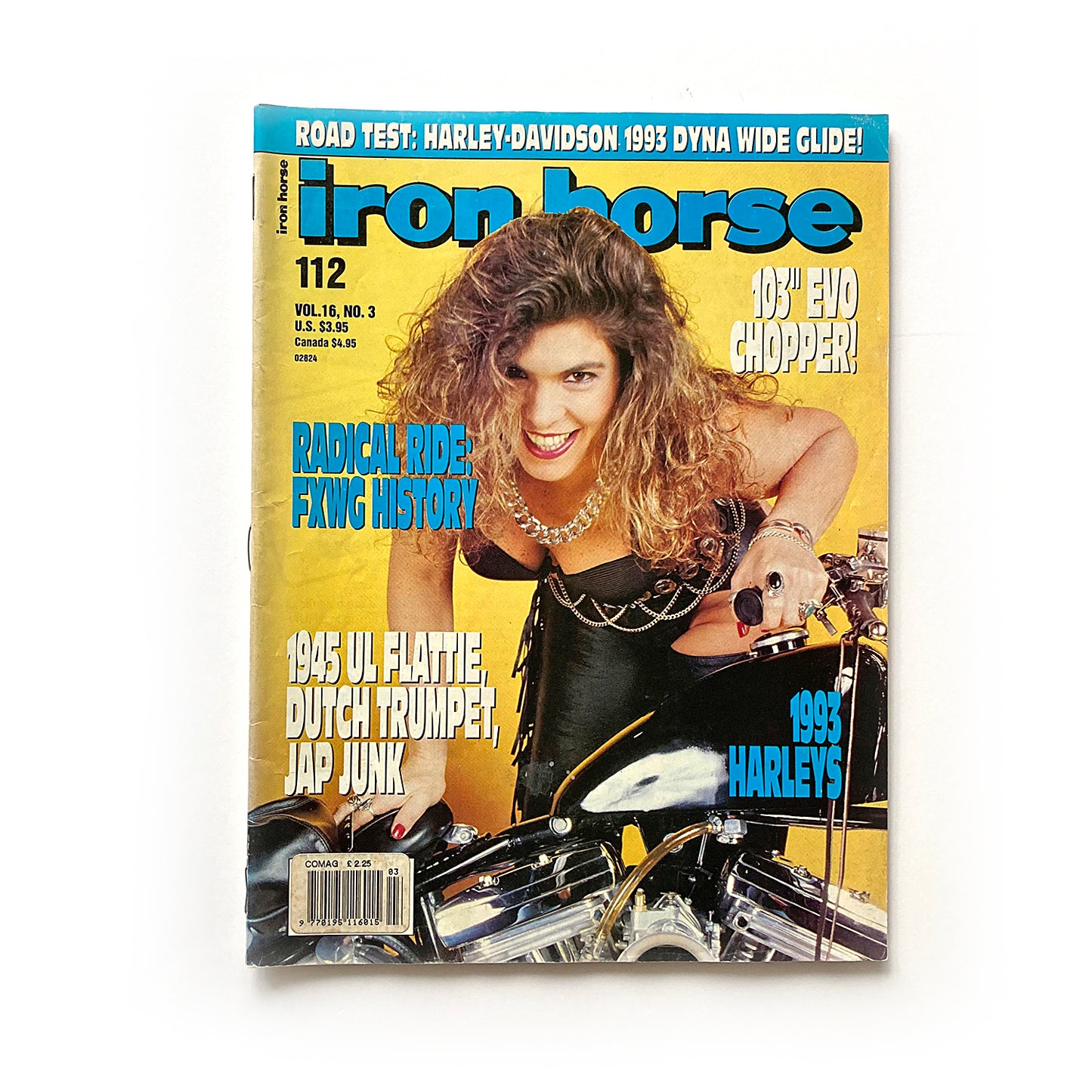 Iron Horse Magazine Issue 112, March 1993, nude centrefold
