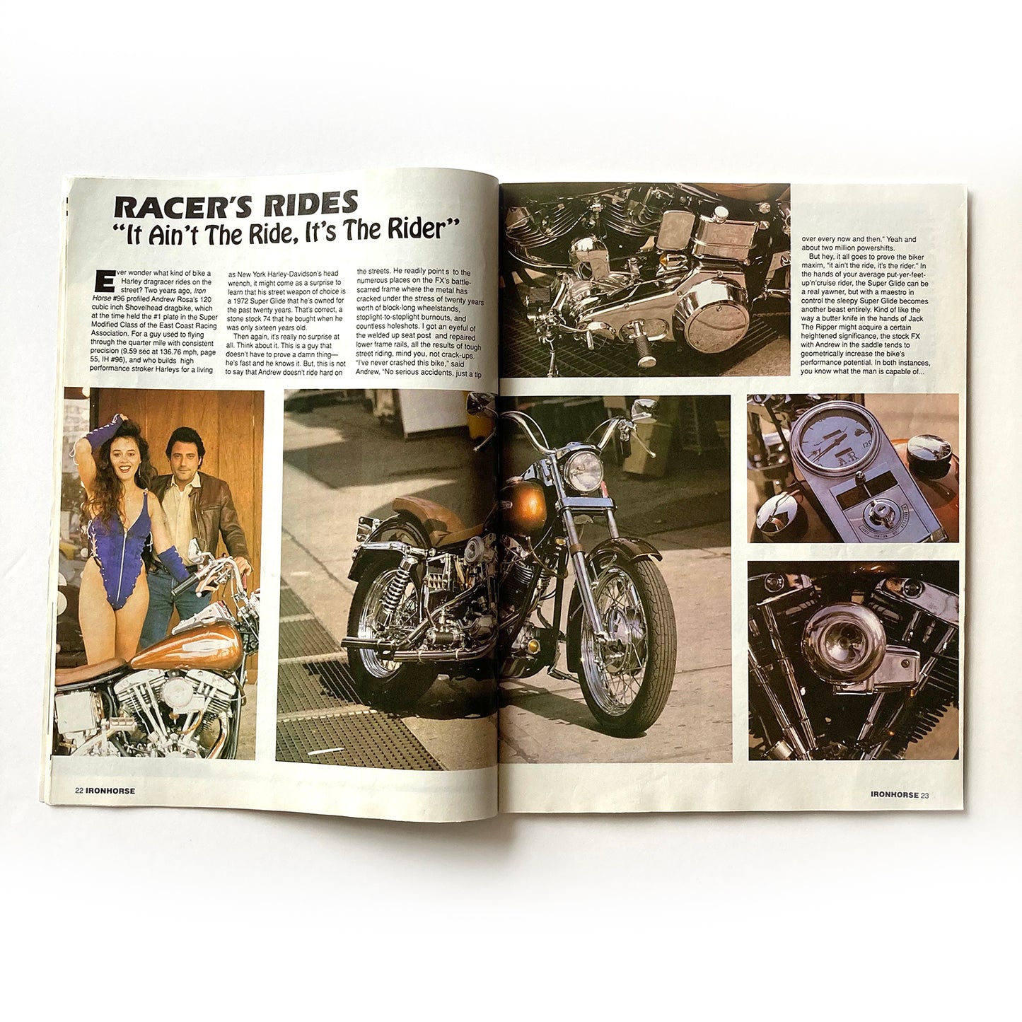 Iron Horse Magazine Issue 112, March 1993, nude centrefold