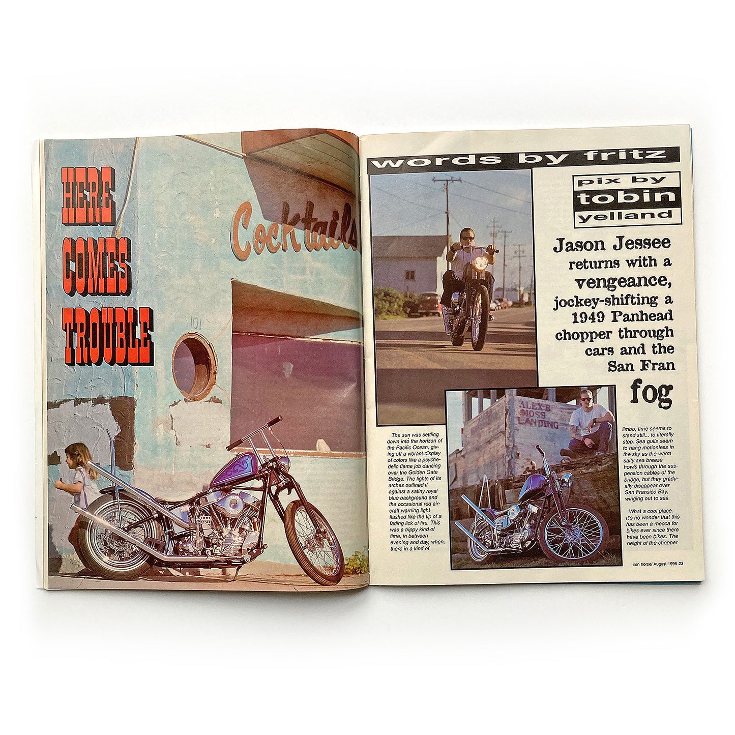 Jason Jessee RARE article, Iron Horse Magazine Issue 144, August 1996