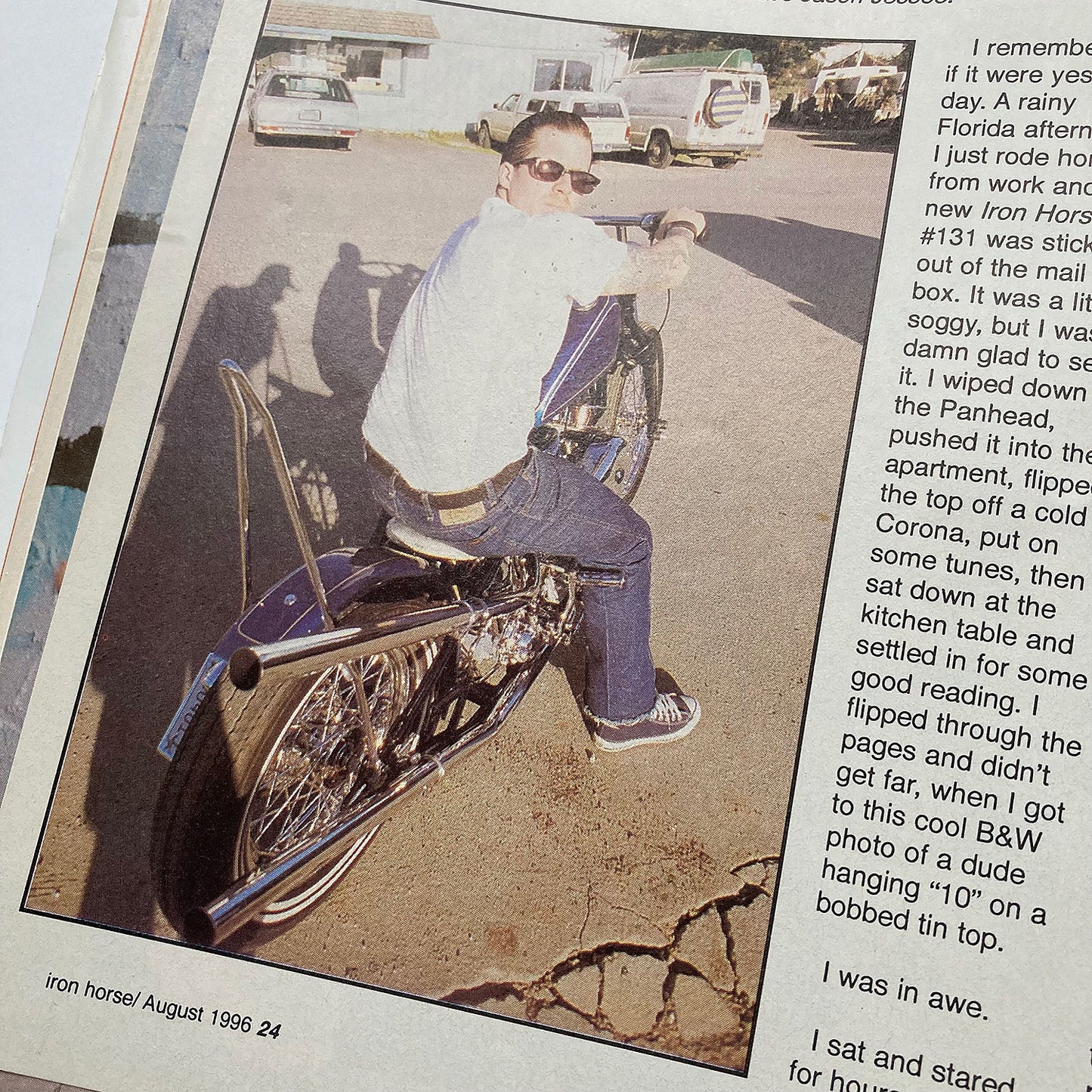 Jason Jessee RARE article, Iron Horse Magazine Issue 144, August 1996