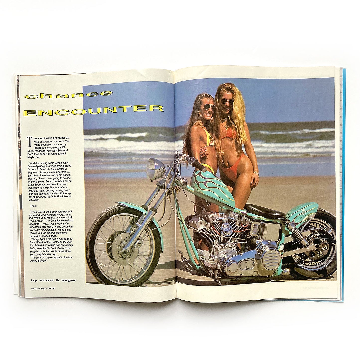 Jason Jessee RARE article, Iron Horse Magazine Issue 144, August 1996