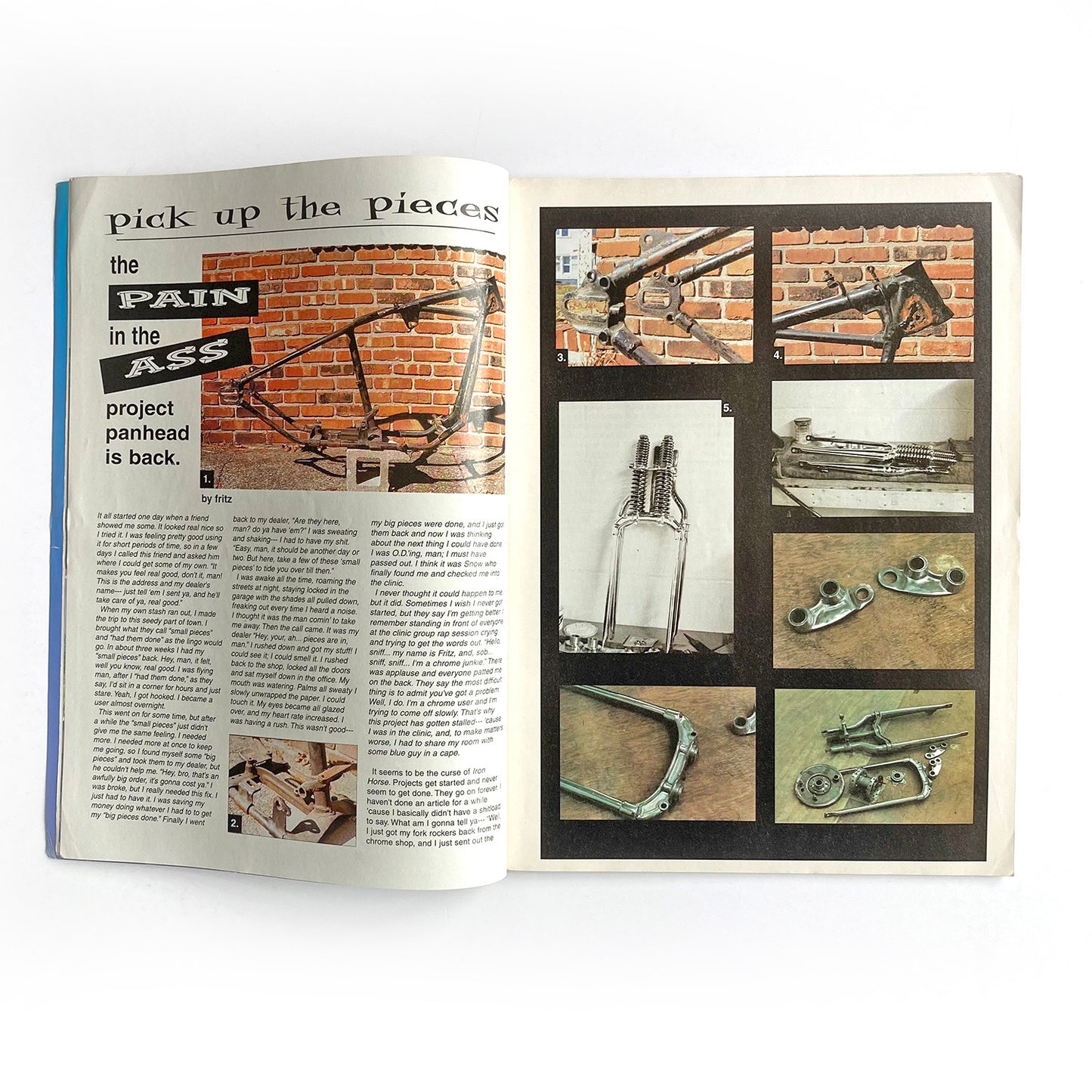 Iron Horse Magazine Issue 154, October 1997, nude centrefold