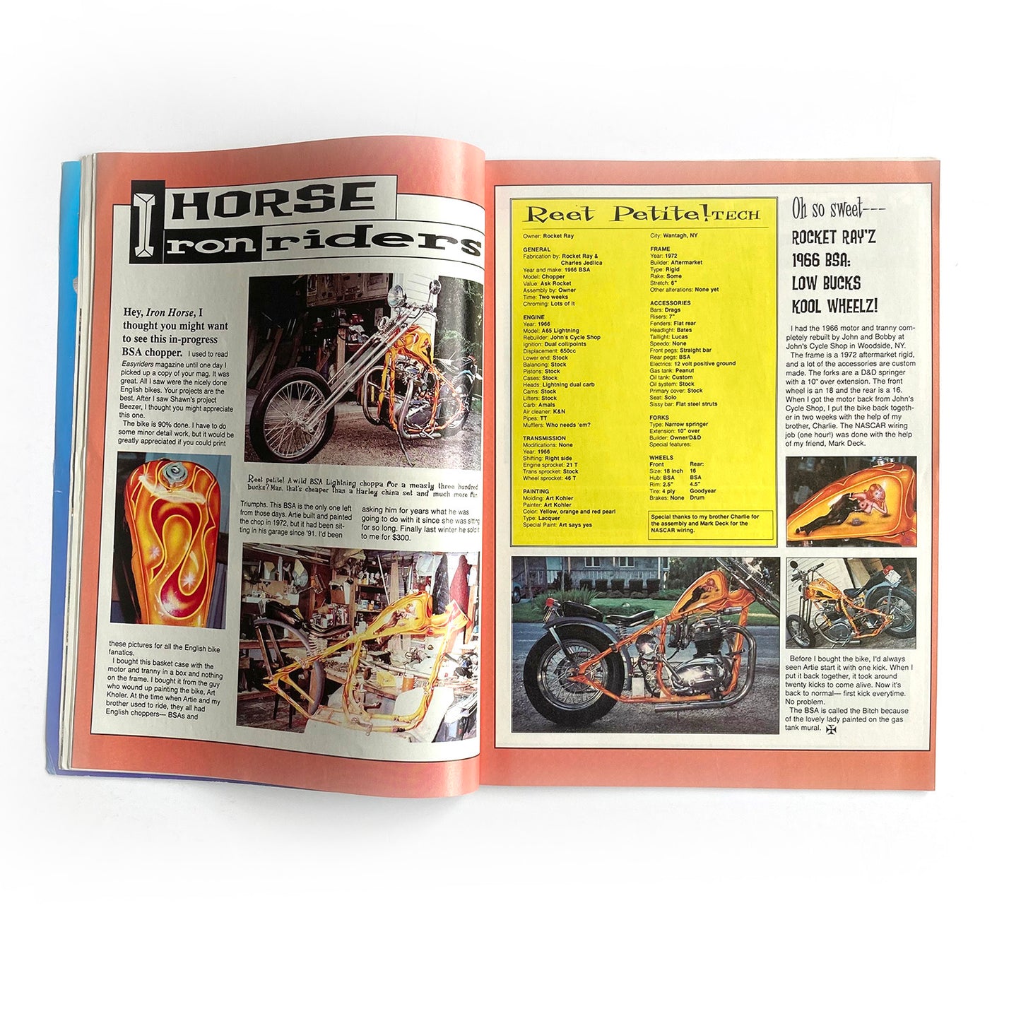 Iron Horse Magazine Issue 154, October 1997, nude centrefold