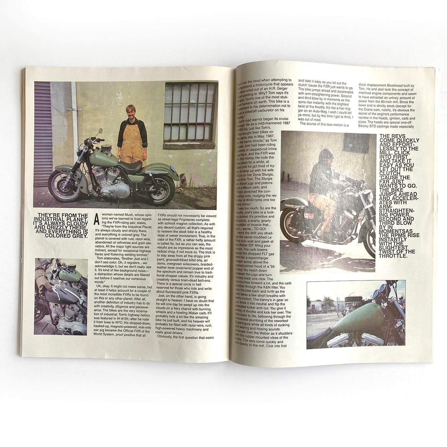 Iron Horse Magazine Issue 154, October 1997, nude centrefold