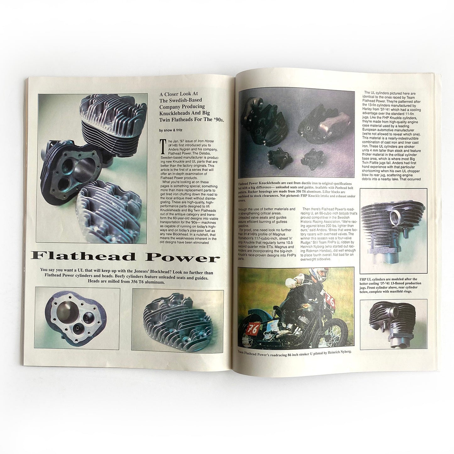 Iron Horse Magazine Issue 154, October 1997, nude centrefold