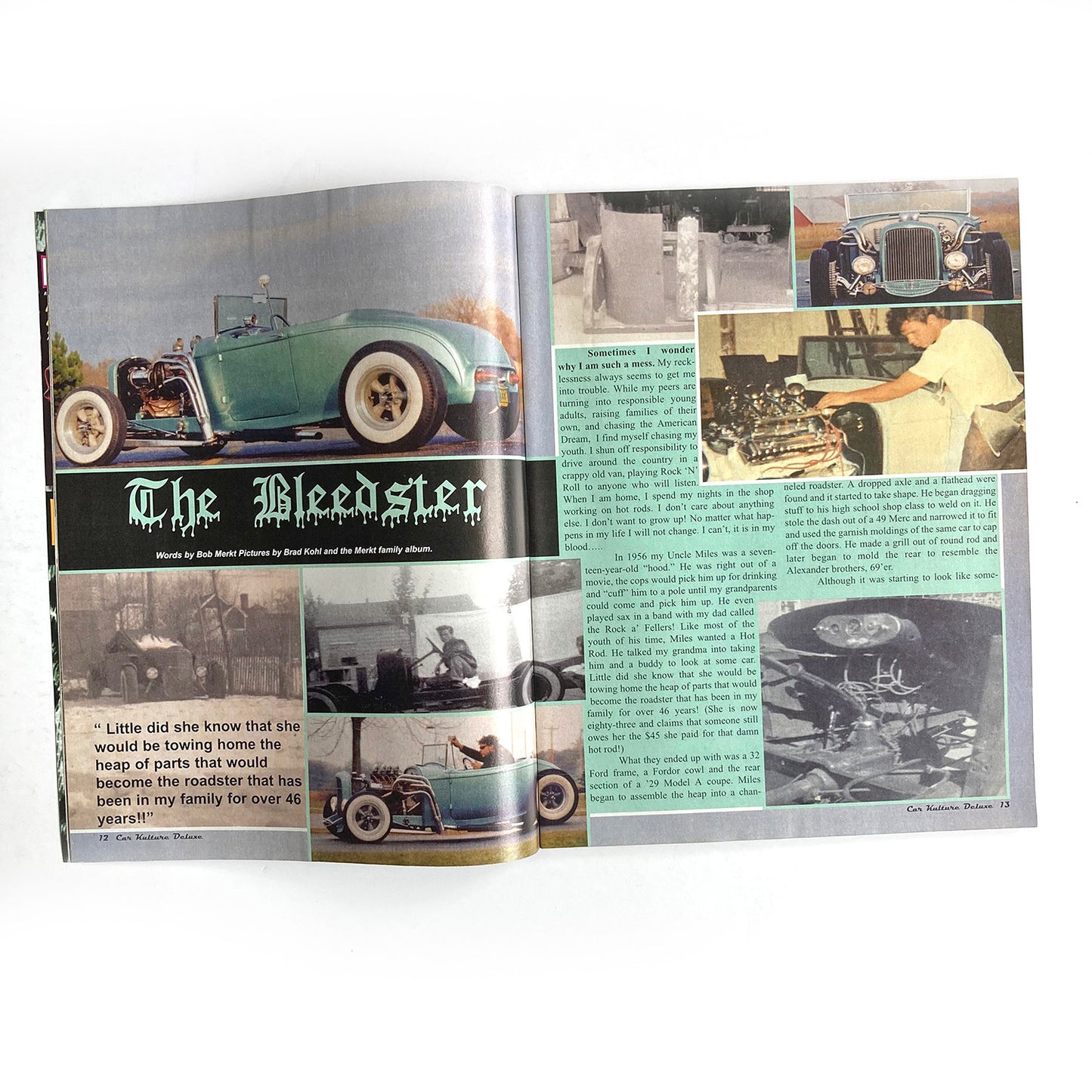 Three Car Kulture Deluxe magazines (issue 5, 7, 8) 2002-3, hot rods, kustoms, SoCal kulture