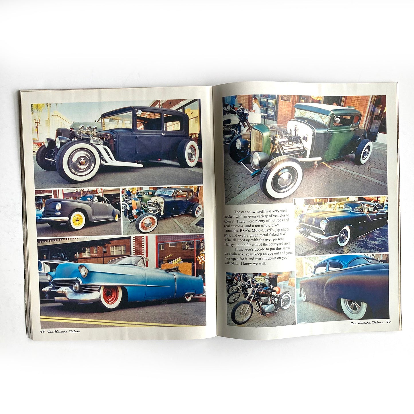 Three Car Kulture Deluxe magazines (issue 5, 7, 8) 2002-3, hot rods, kustoms, SoCal kulture