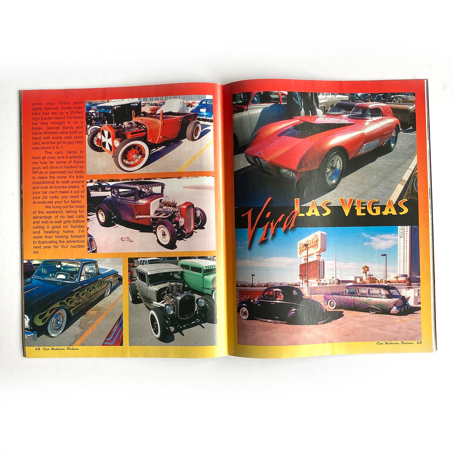 Three Car Kulture Deluxe magazines (issue 5, 7, 8) 2002-3, hot rods, kustoms, SoCal kulture