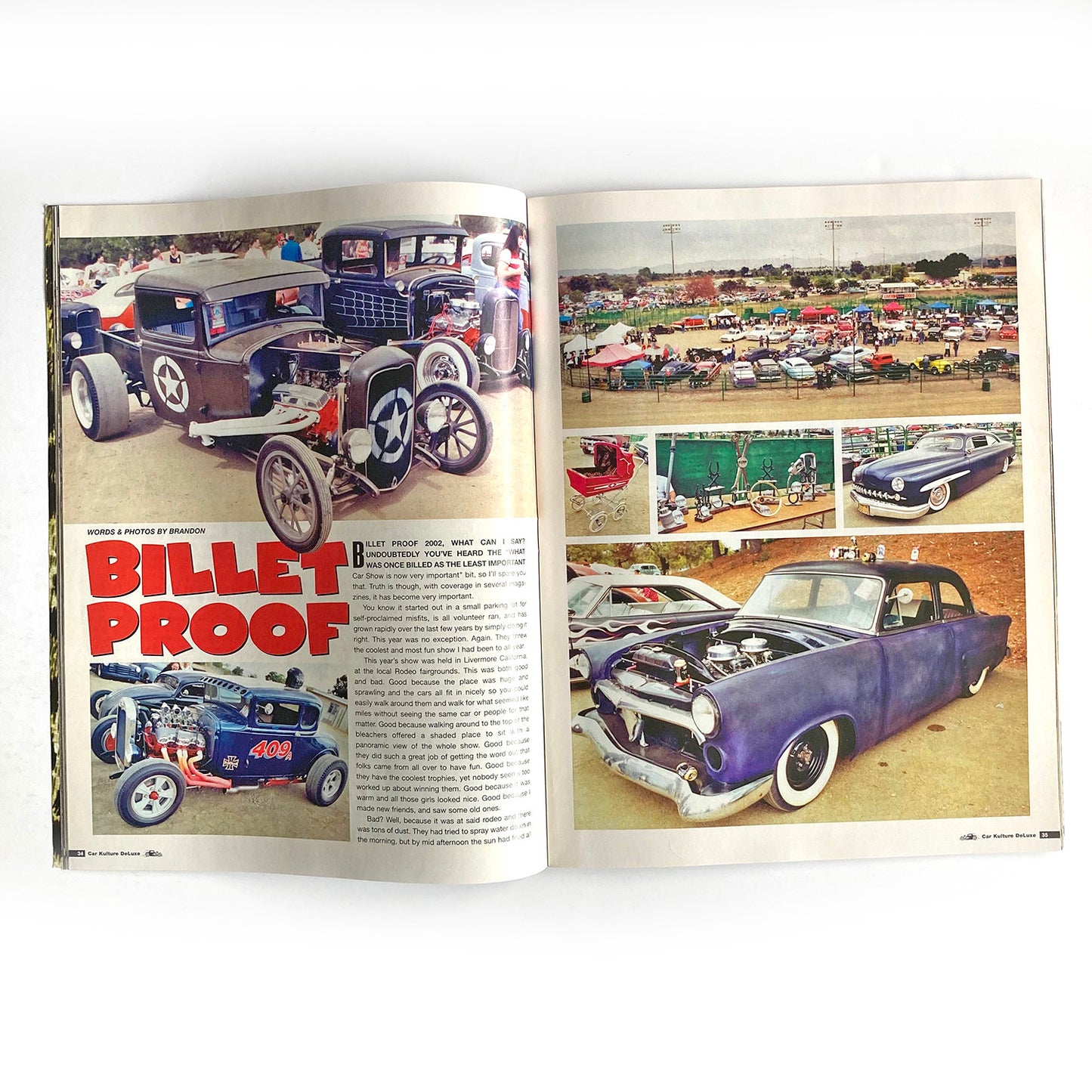 Three Car Kulture Deluxe magazines (issue 5, 7, 8) 2002-3, hot rods, kustoms, SoCal kulture