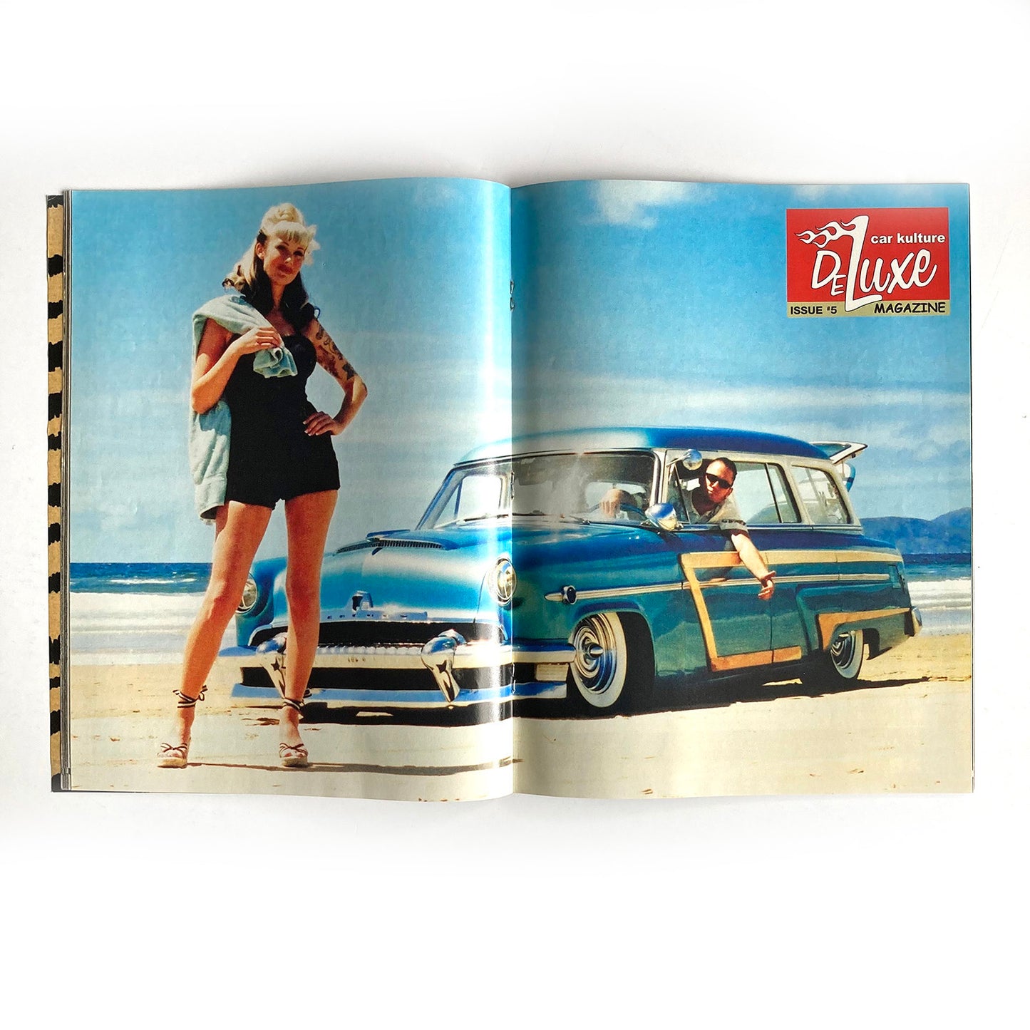 Three Car Kulture Deluxe magazines (issue 5, 7, 8) 2002-3, hot rods, kustoms, SoCal kulture