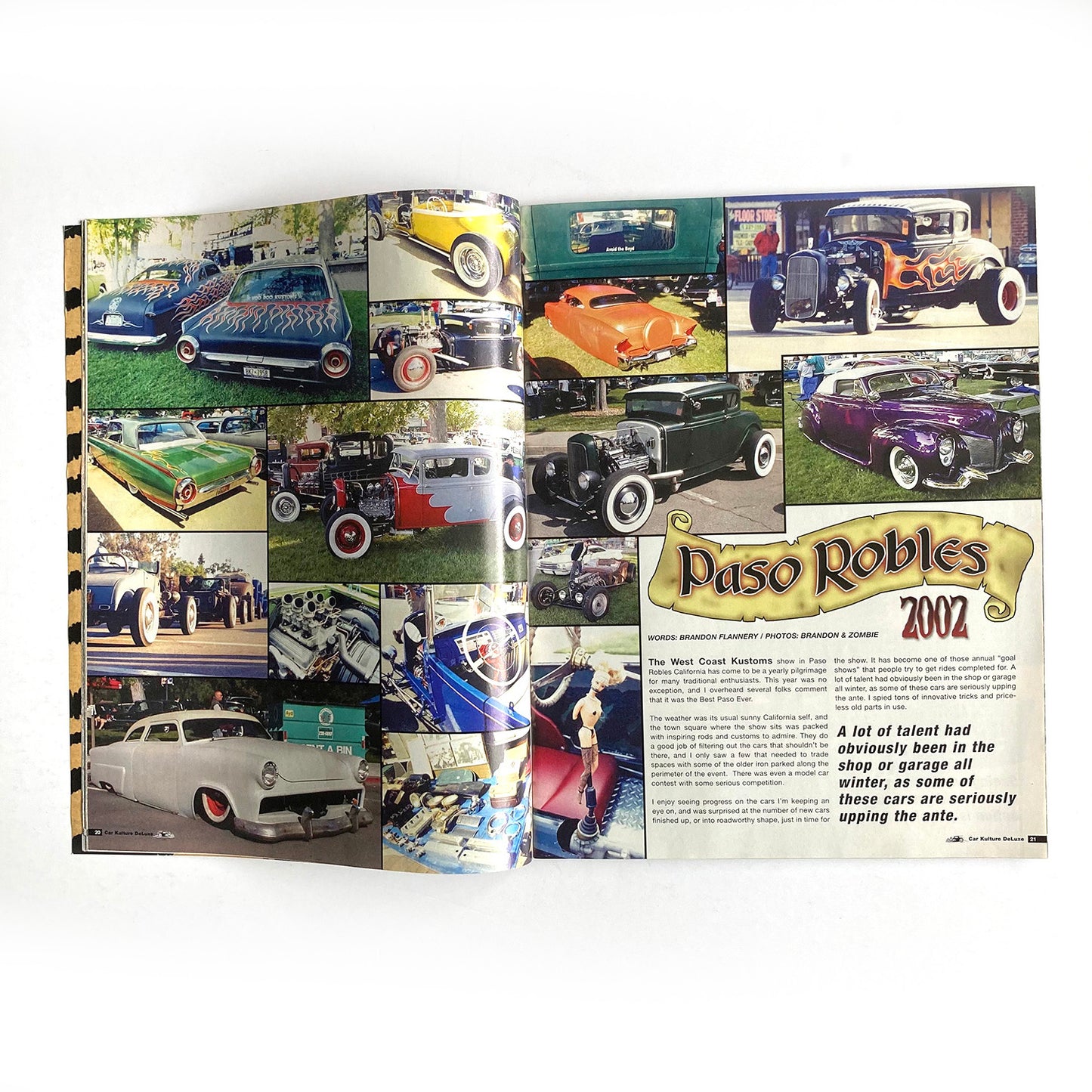 Three Car Kulture Deluxe magazines (issue 5, 7, 8) 2002-3, hot rods, kustoms, SoCal kulture