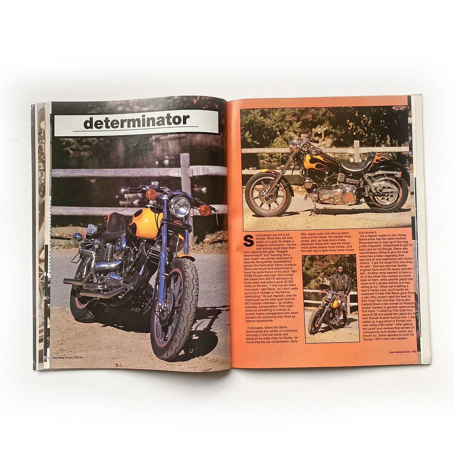 Jason Jessee RARE first article, Iron Horse Magazine Issue 131, January 1995