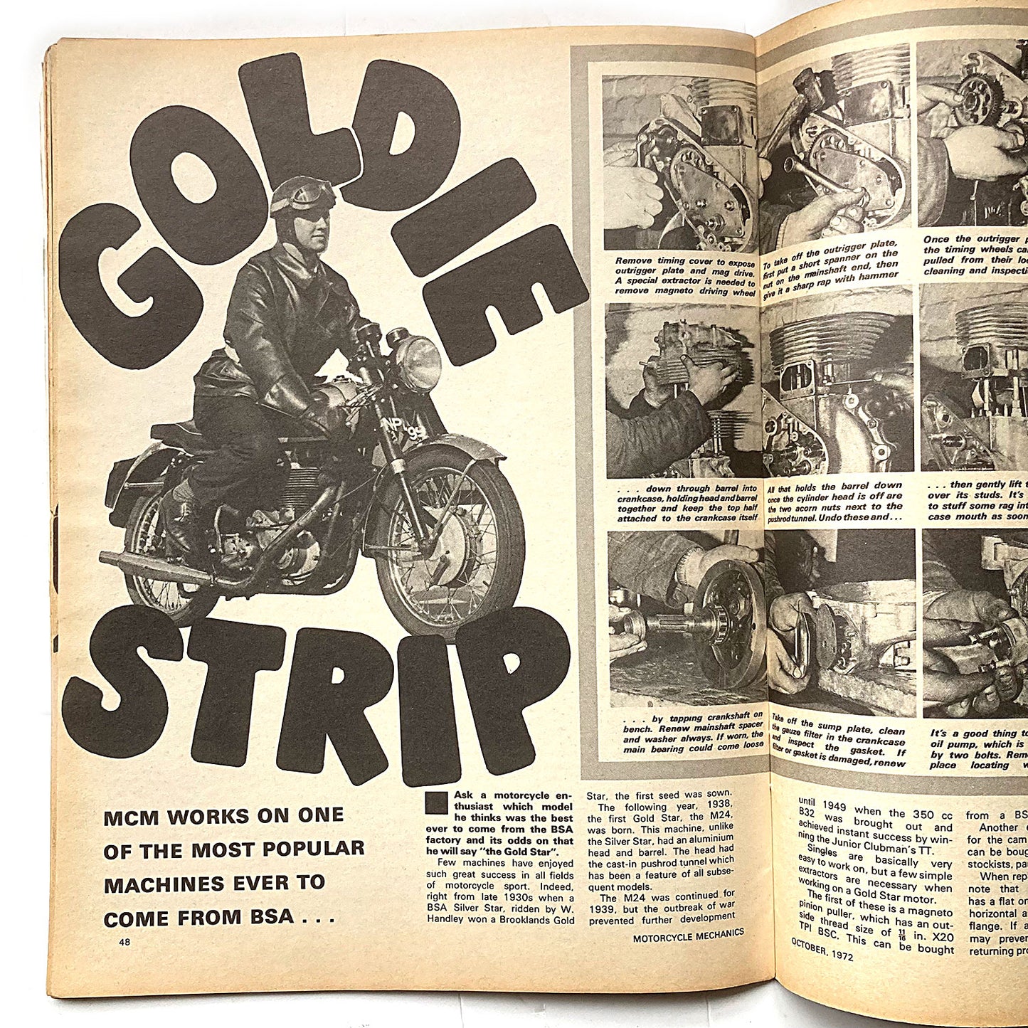 Motorcycle Mechanics magazine, October 1972