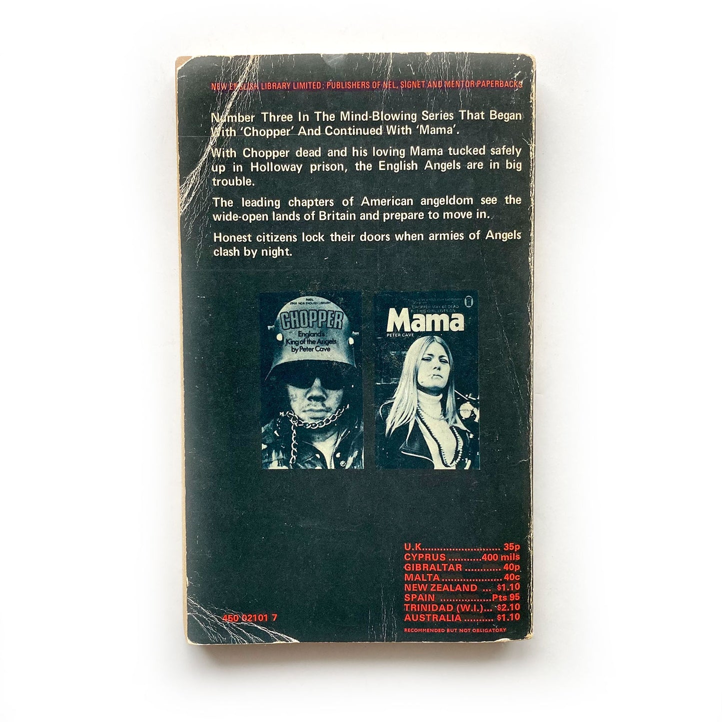 The Run by Peter Cave, New English Library paperback, 1974