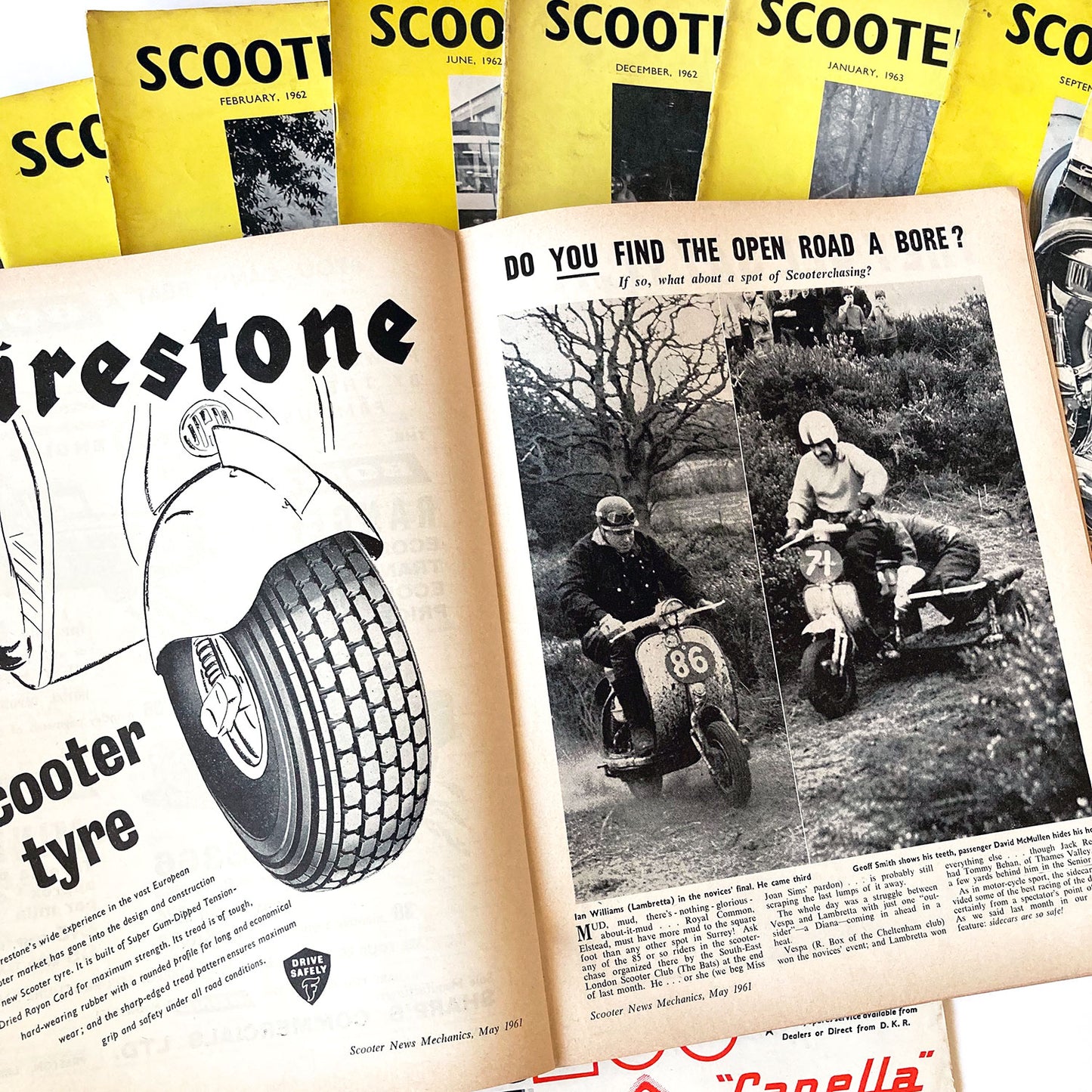 Vintage scooter magazine collection, UK, 1960-64