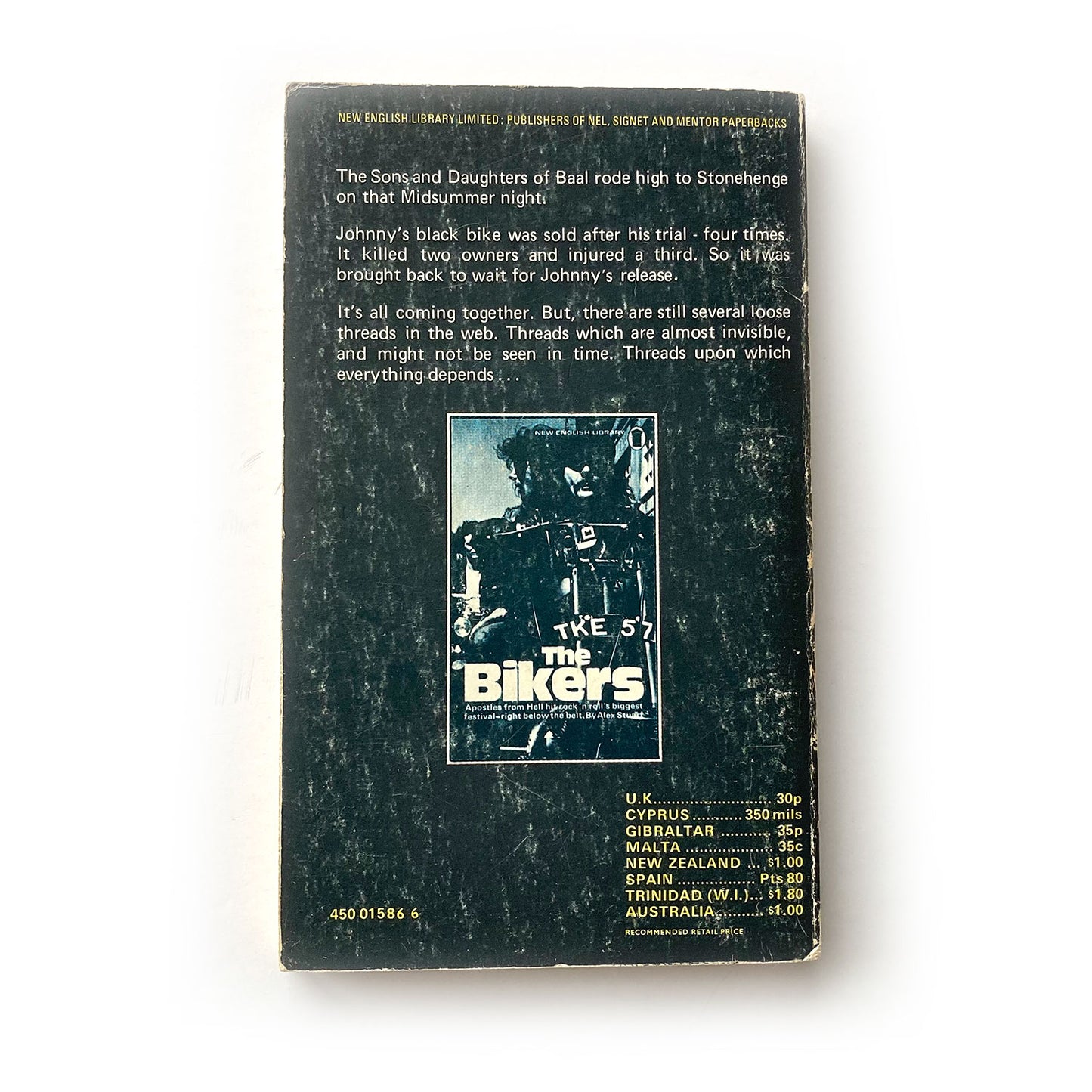 The Bike from Hell by Alex R. Stuart, NEL FIRST EDITION 1973