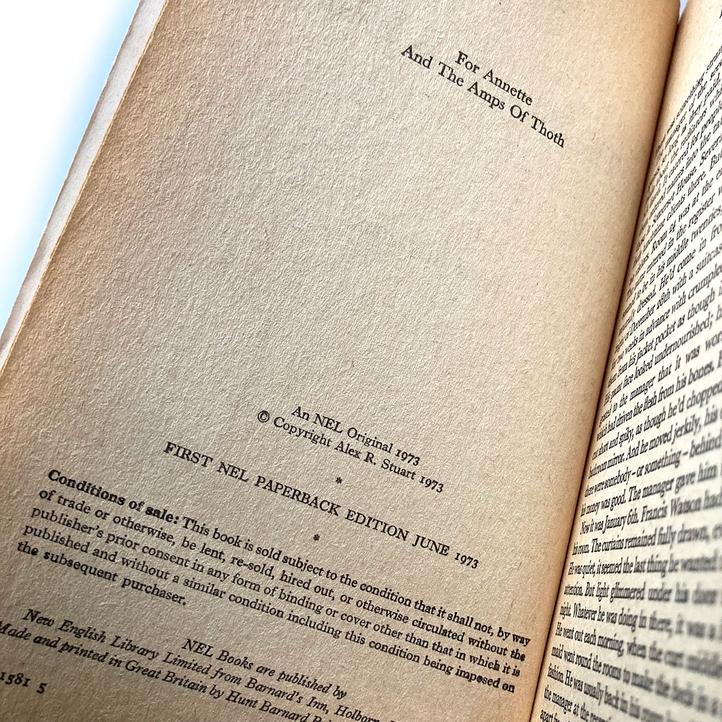 The Bike from Hell by Alex R. Stuart, NEL FIRST EDITION 1973