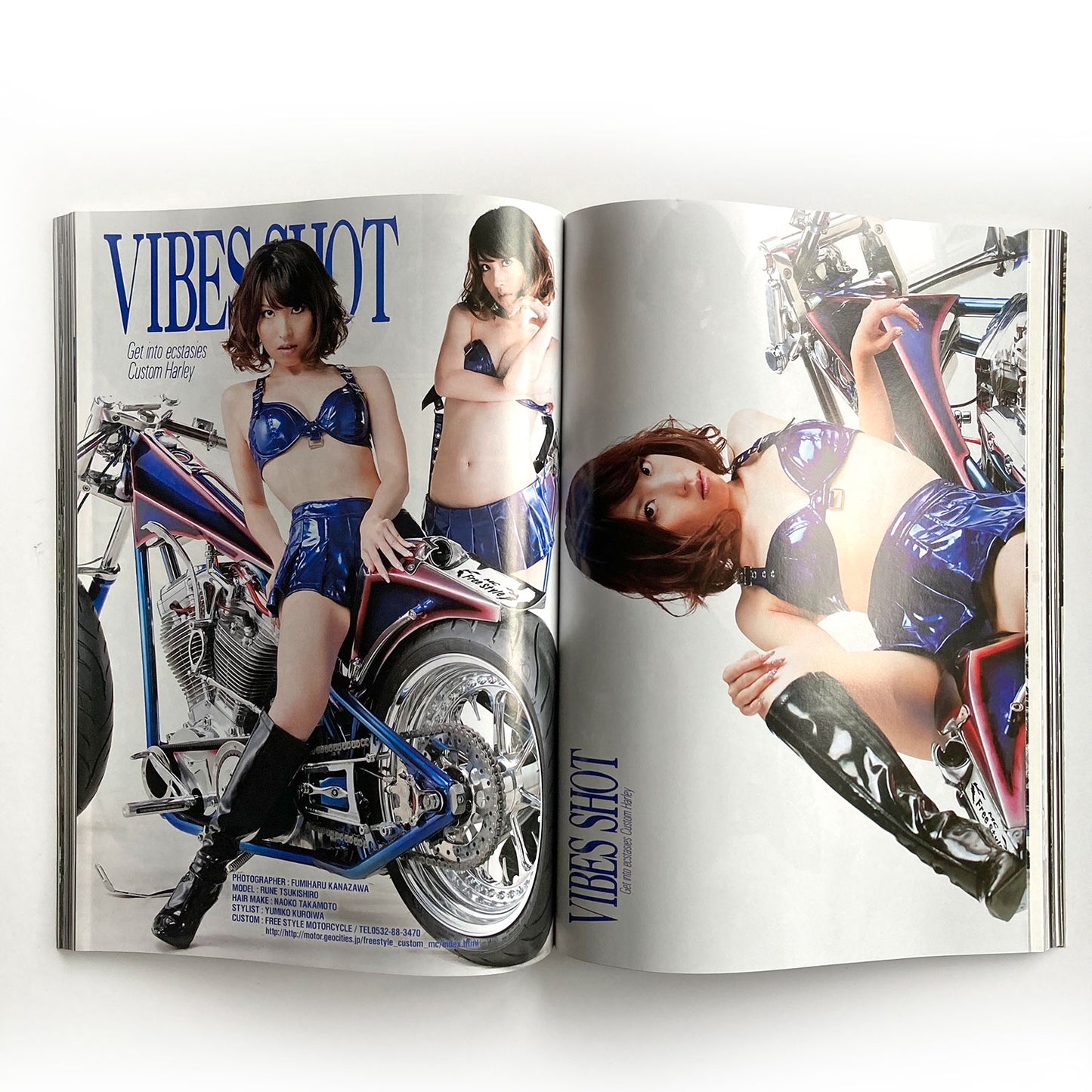 Vibes Magazine Japan, November 2011, nude centrefold