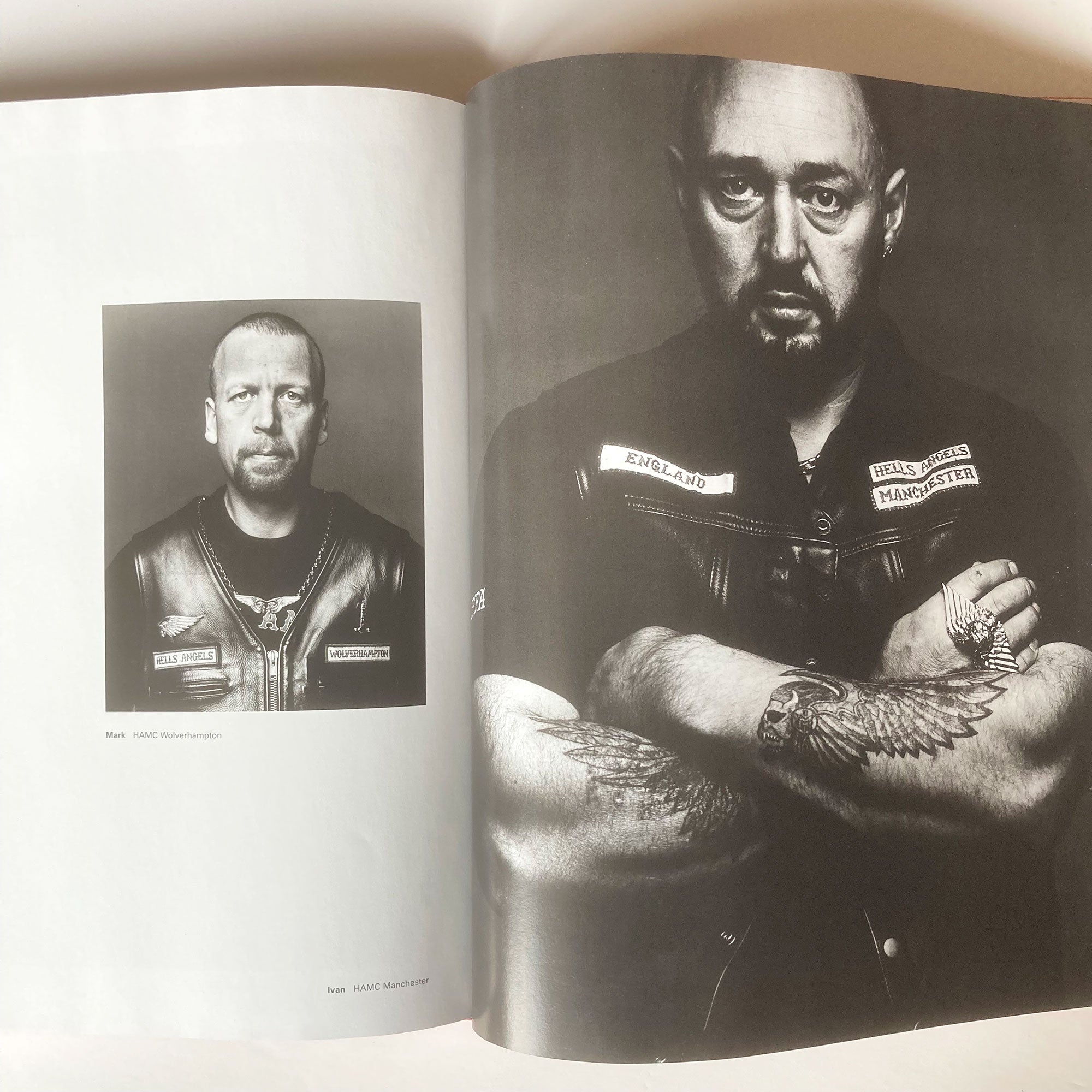 Hells Angels Motorcycle Club by Andrew Shaylor, signed by Sonny Barger
