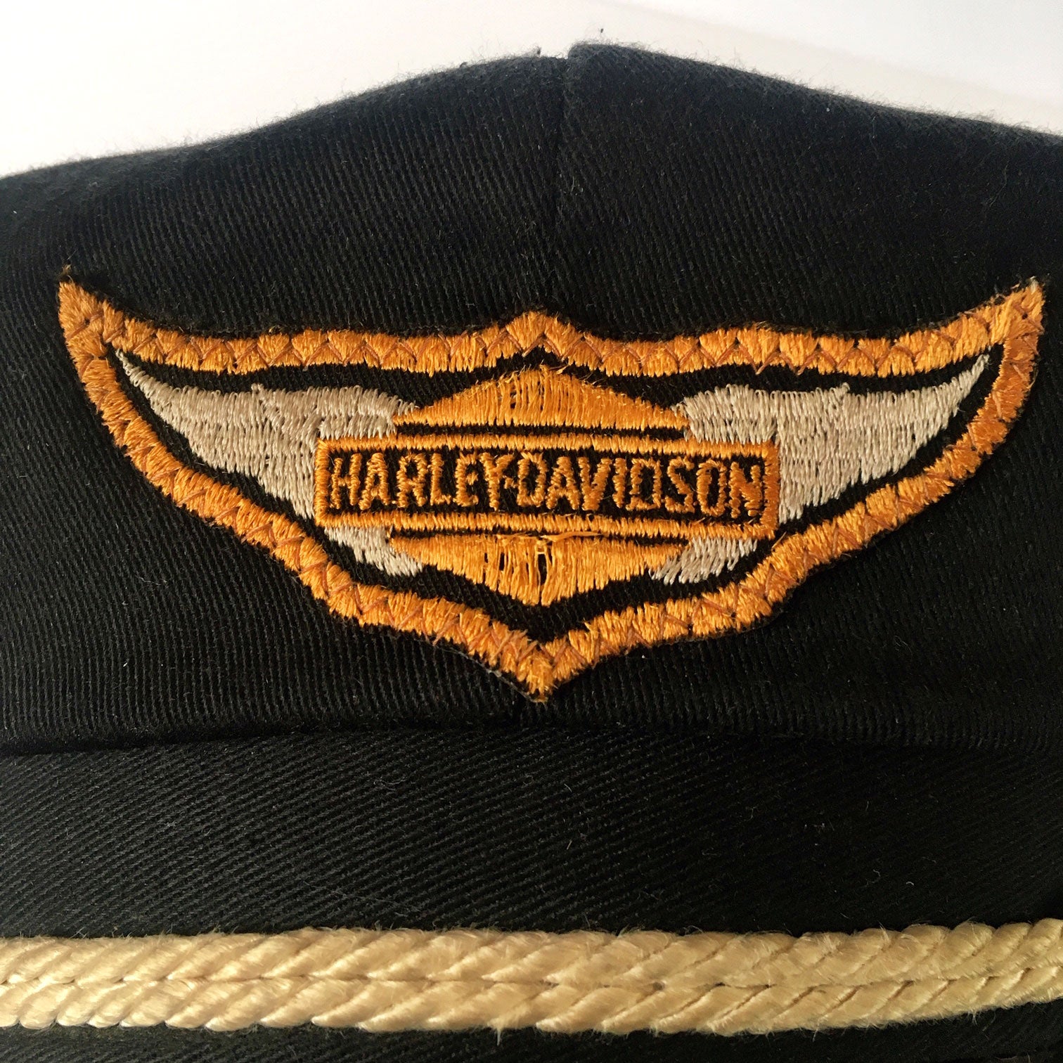 Harley-Davidson 1950s Captain's Hat, rare large size