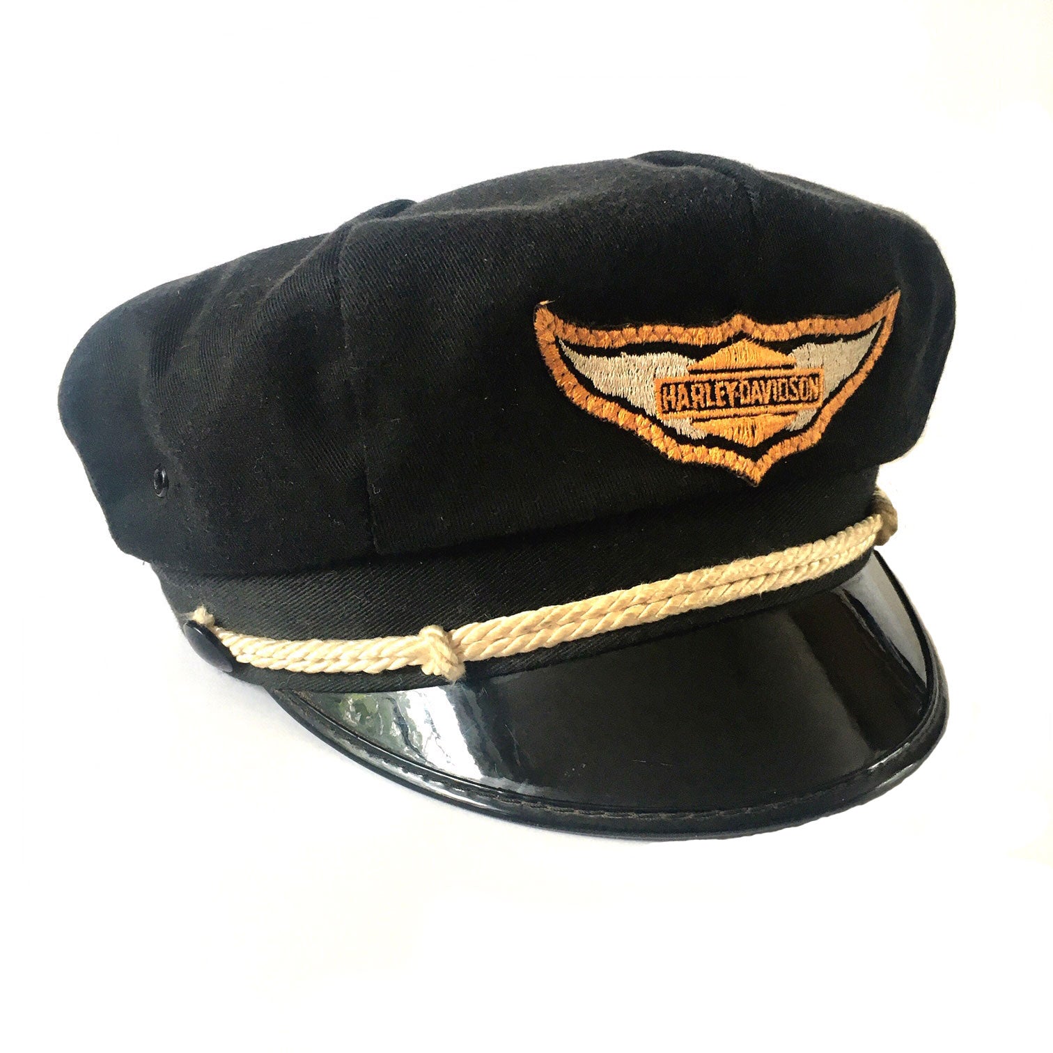 Harley-Davidson 1950s Captain's Hat, rare large size – Greasy Kulture